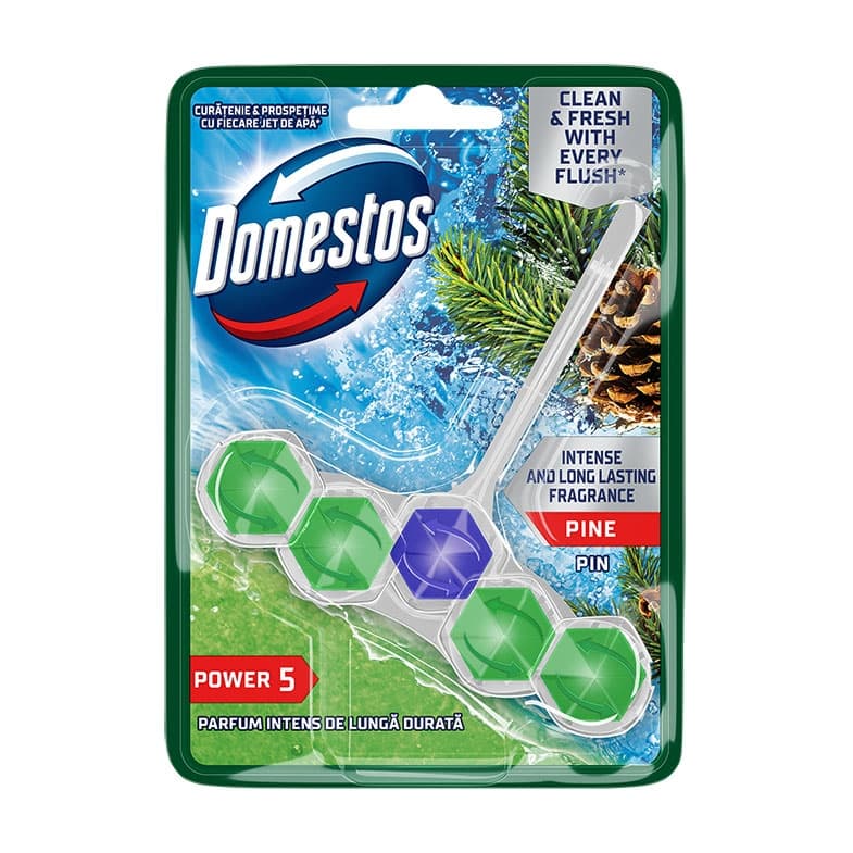 Ароматизатор за тоалетна Domestos Power 5 бор 55г
