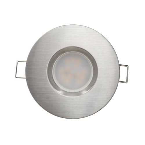 LED луна за вграждане 6.5W 2700К сатиниран никел