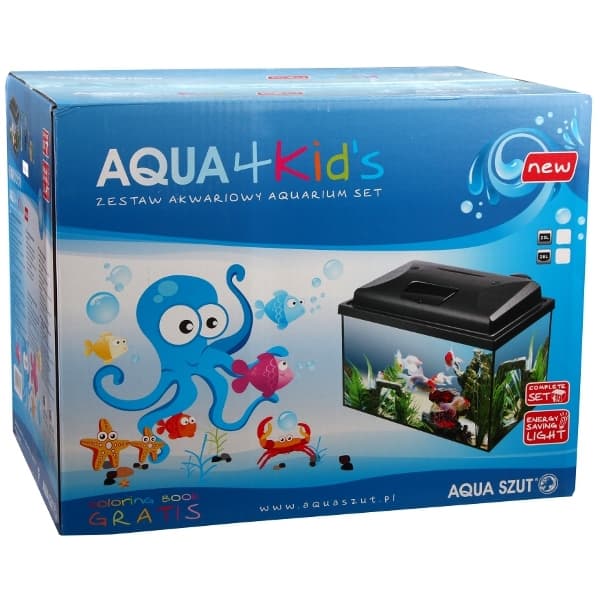 Аквариум Aqua 4 kids 40 овален 40x25x25см / 20л