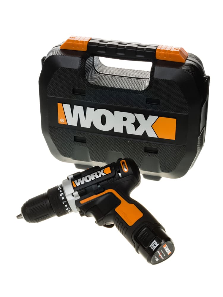 Акумулаторна бормашина Worx WX128 12V / 25Nm с батерия и зарядно