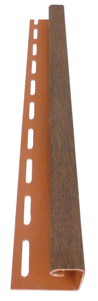 Профил за стрехи Soffit J орех 3м