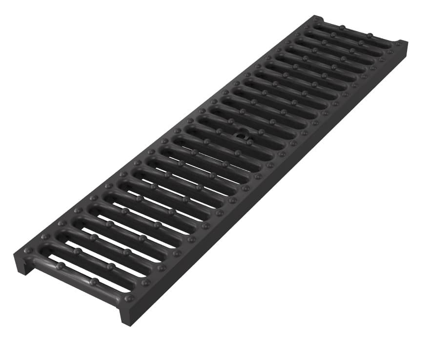 Чугунена решетка за канал Devorex Xdrain 130мм / 0,5м