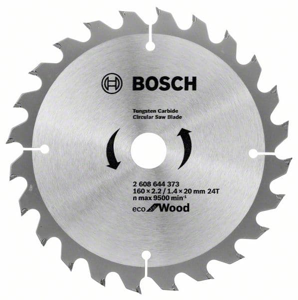 Циркулярен диск за дърво Bosch 24Т 160х1.4x20мм 