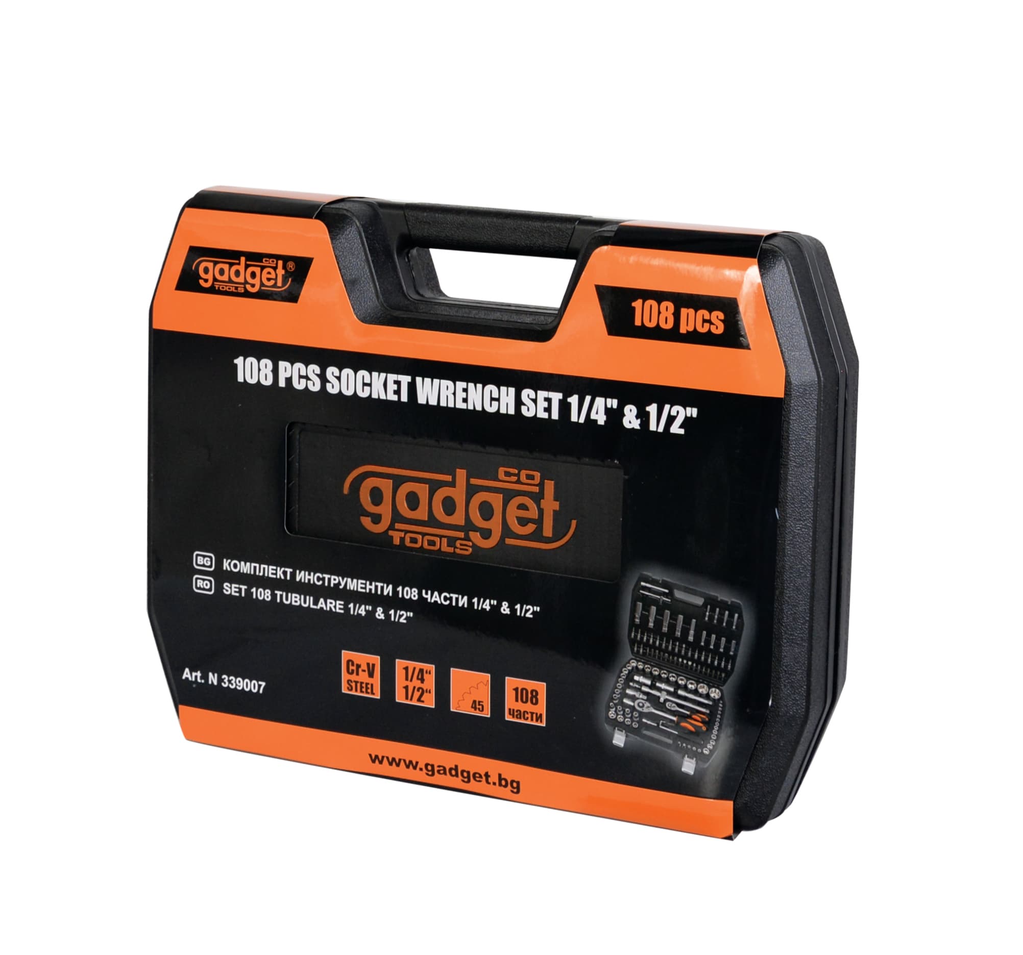 Комплект инструменти Gadget 108 части