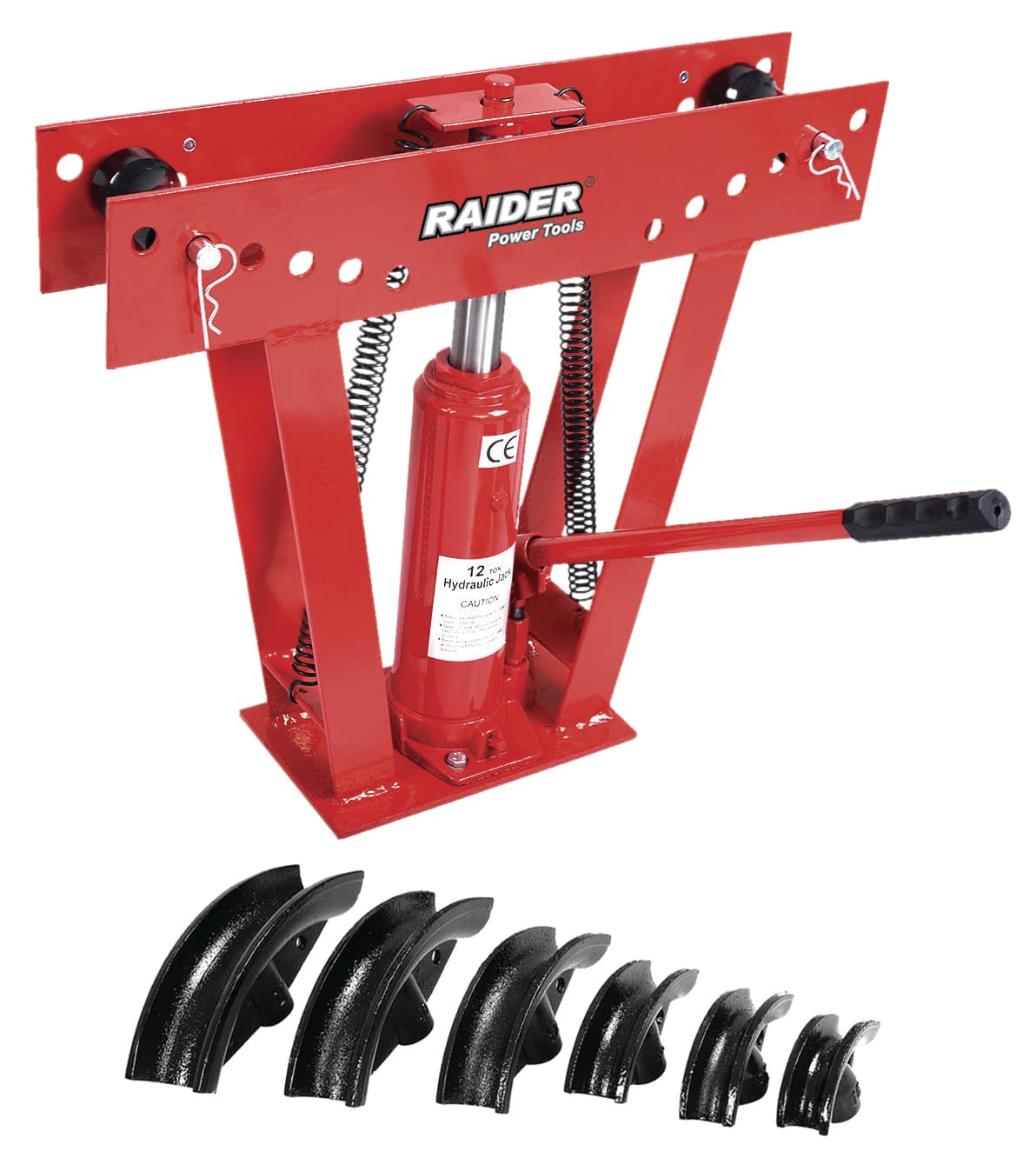 Тръбогиб хидравличен Raider RD-HPB01 12t 1/2"-2"