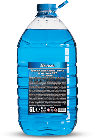 Зимна течност за чистачки готова -20°С 5 L "БРИЗ"