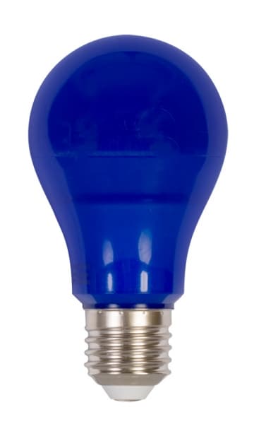 LED крушка UltraLux E27 6W синя 