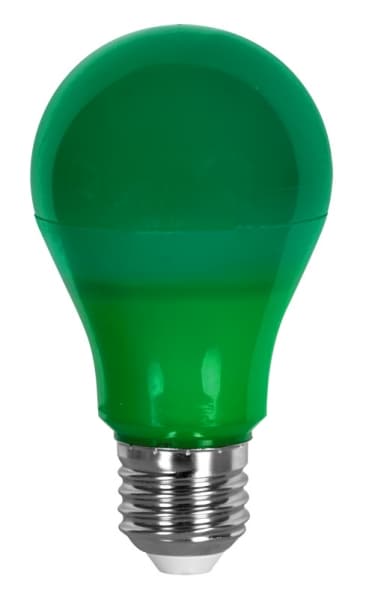 LED крушка UltraLux E27 6W зелена  