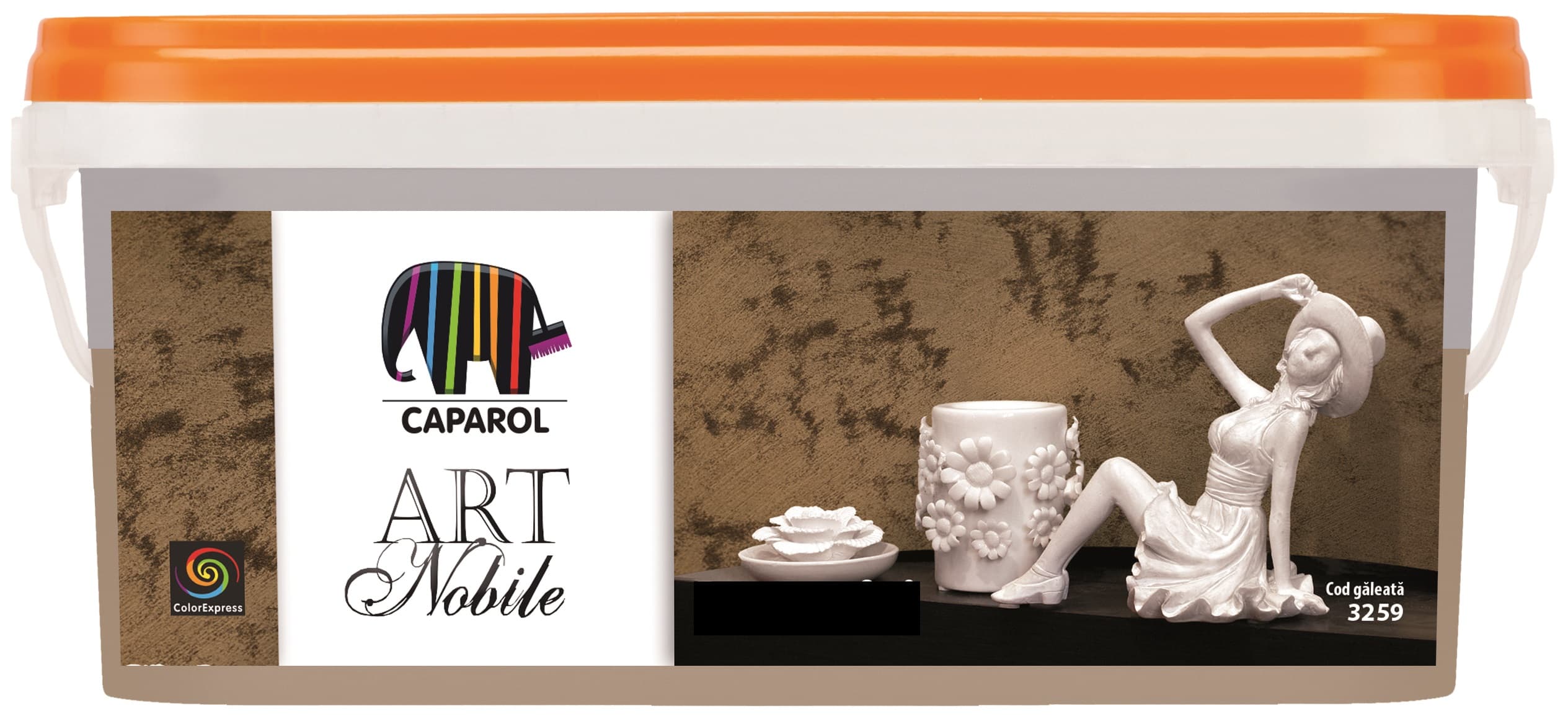 Интериорна боя с ефектни метални пигменти Caparol Art Nobile 1.25л