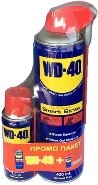 Промо пакет WD-40 Smart Straw 420 ml + WD40 100 ml