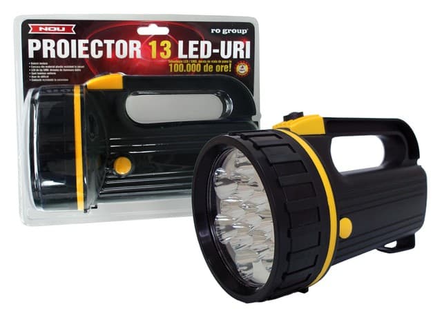 Работен фенер с 13 LED светлини и батерии