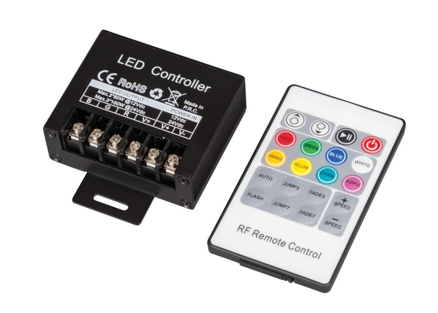 RF контролер за RGB LED осветление 20А / 240W 