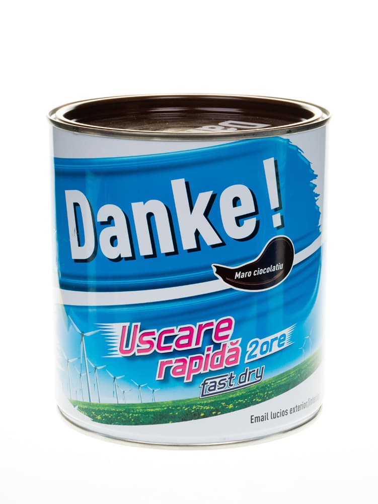 Алкидна екстериорна боя емайл Danke 05 тъмнокафява / 2.5л