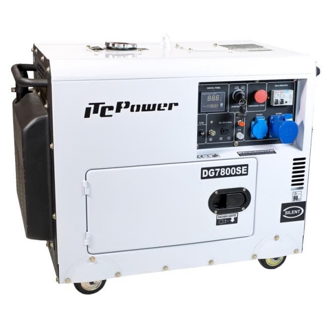 Дизелов мотогенератор обезшумен ITC Power DG 7800SE / 6000W