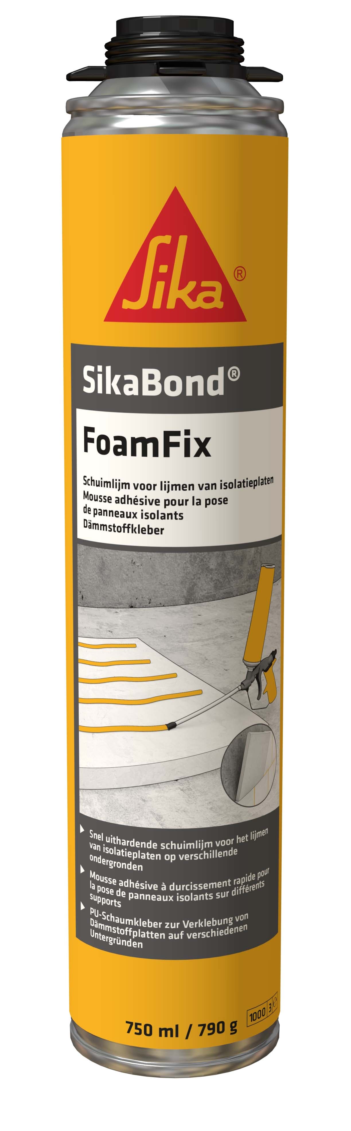 Пяна за лепене SikaBond FoamFix 750 мл