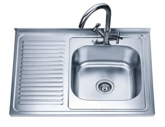 Умивалник за кухня Алпака D8060PR десен 80x60x18см