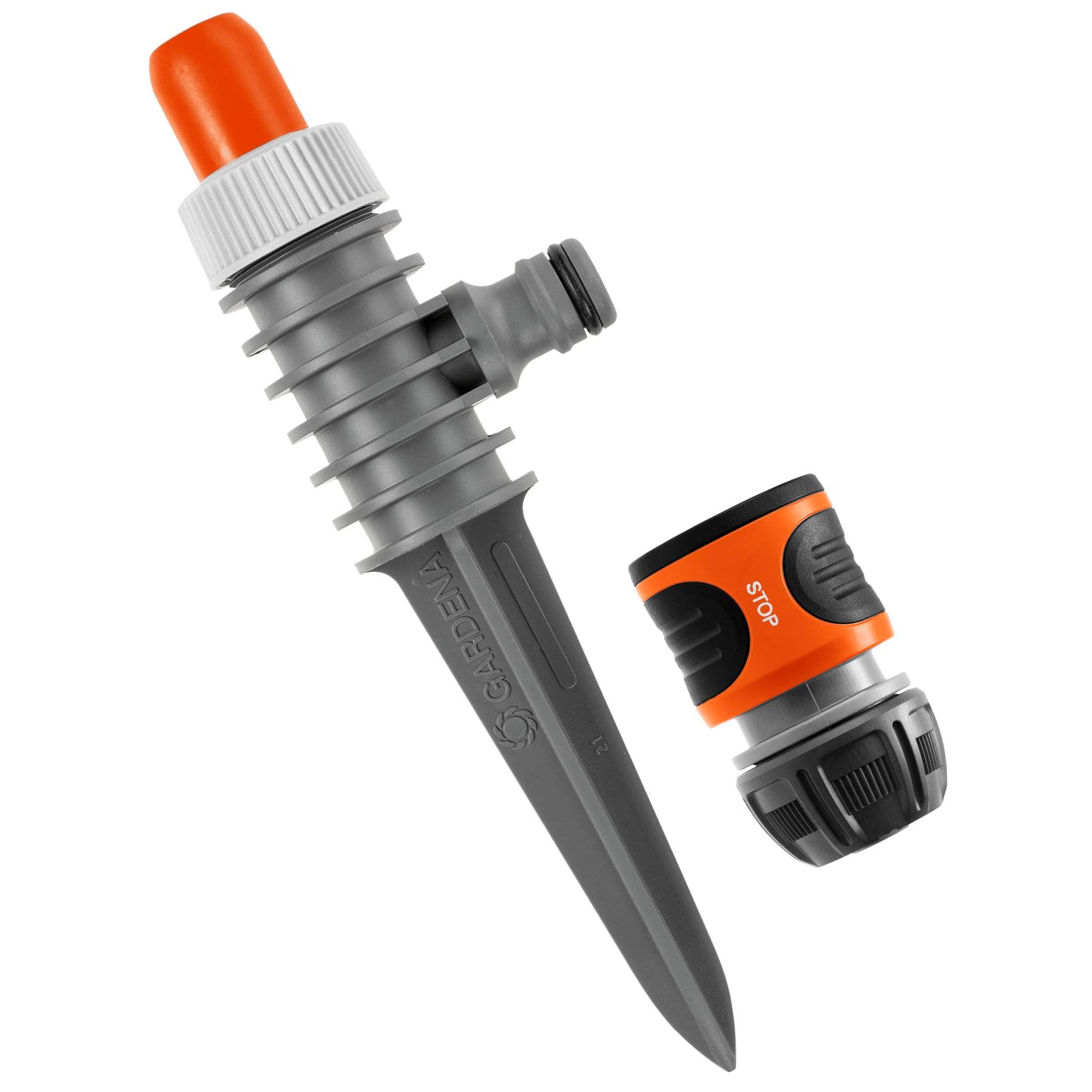 Разпръсквач с колче и конектор Gardena Classic 00969-20 / 10м / 80м2 