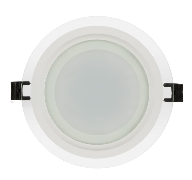 LED стъклен панел за вграждане кръг 18W 4200K 
