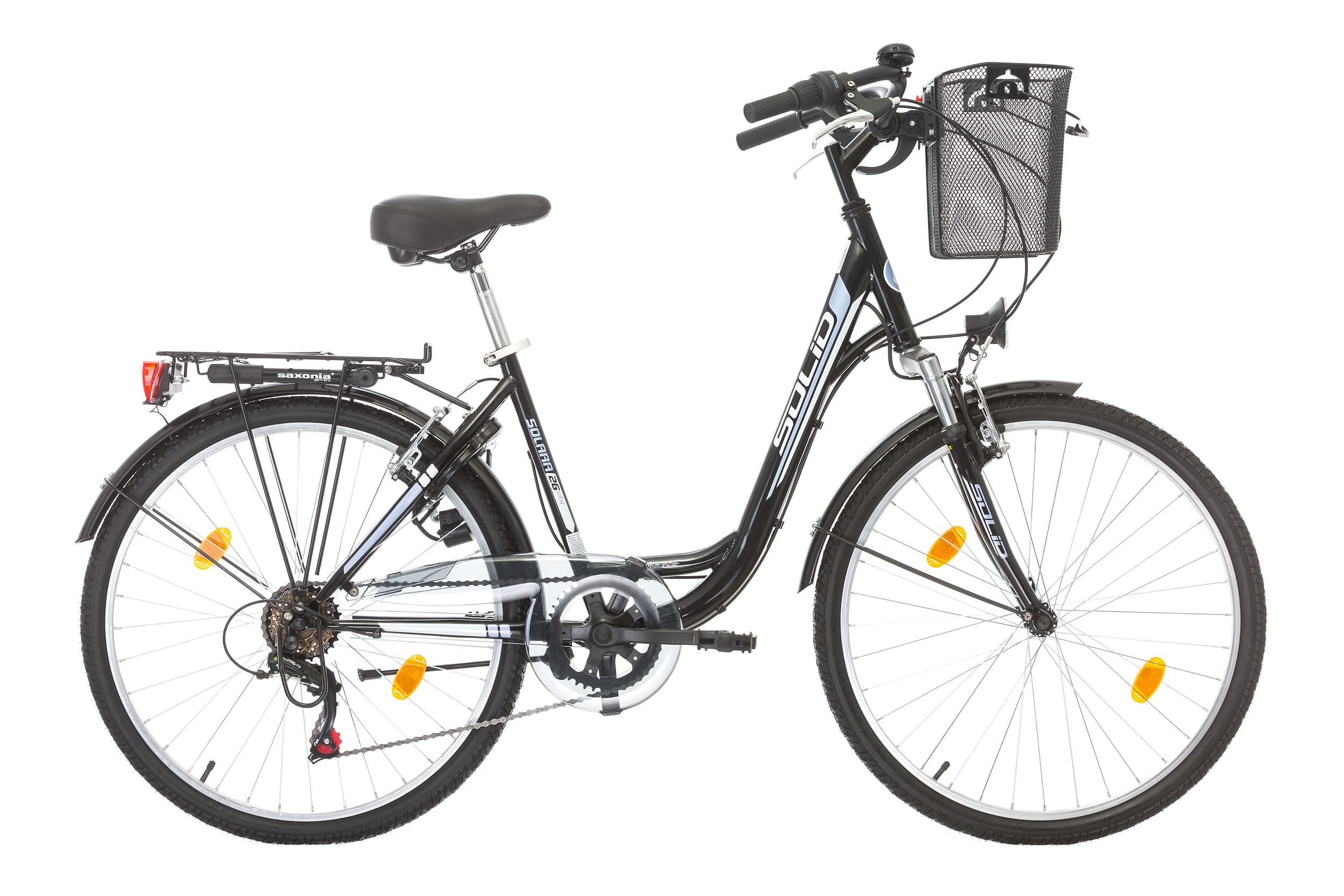 Велосипед Solid Solara City 26" 18 скорости черен