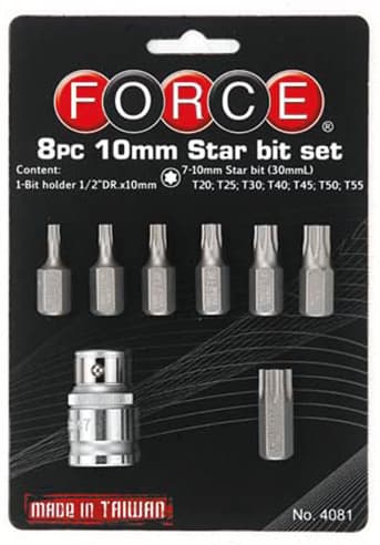 Накрайници Torx 4081 / 10 mm / 8 части