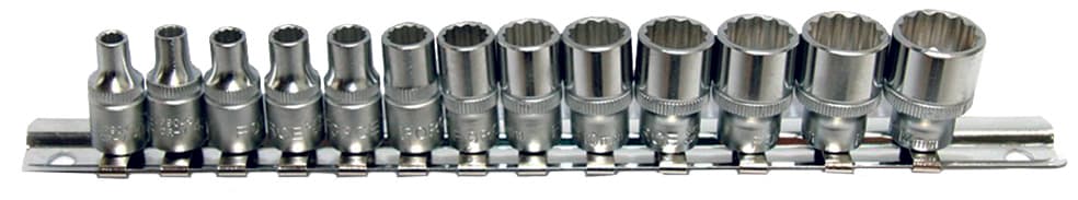 Дванадесетостенни вложки 1/4" (4-14mm) комплект 13 броя