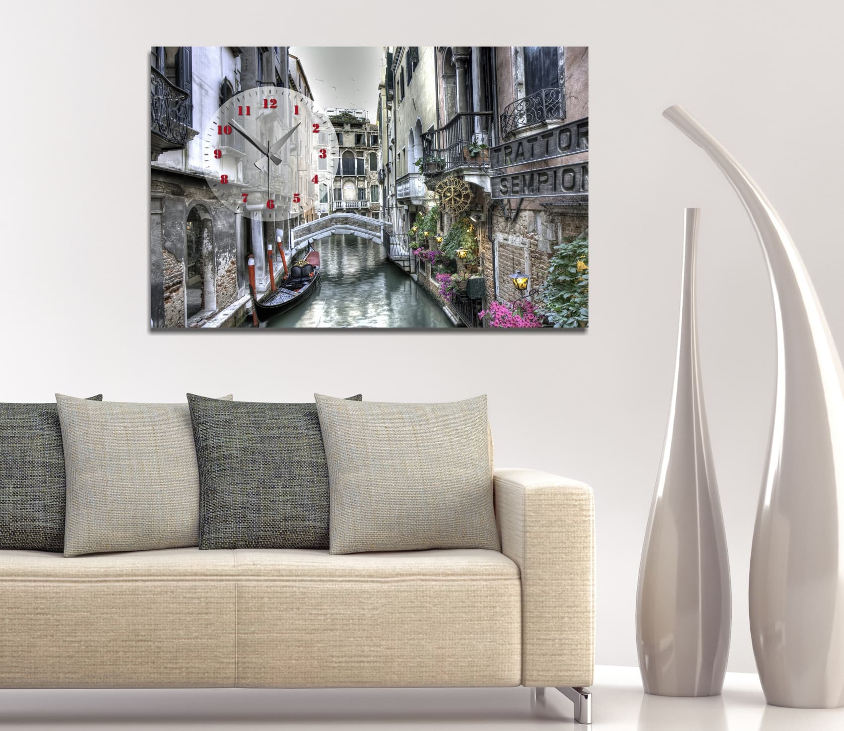 Часовник Canvas CS-007 90x60cm