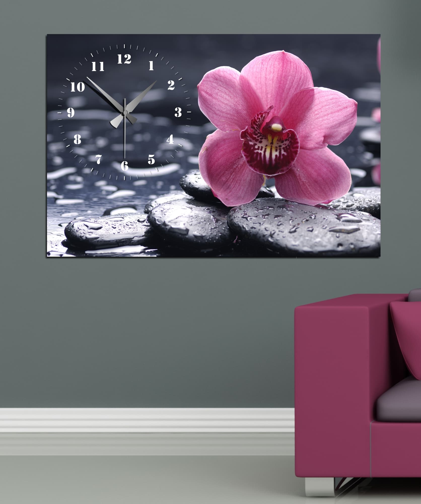 Часовник картина Canvas CS-025 90x60cm