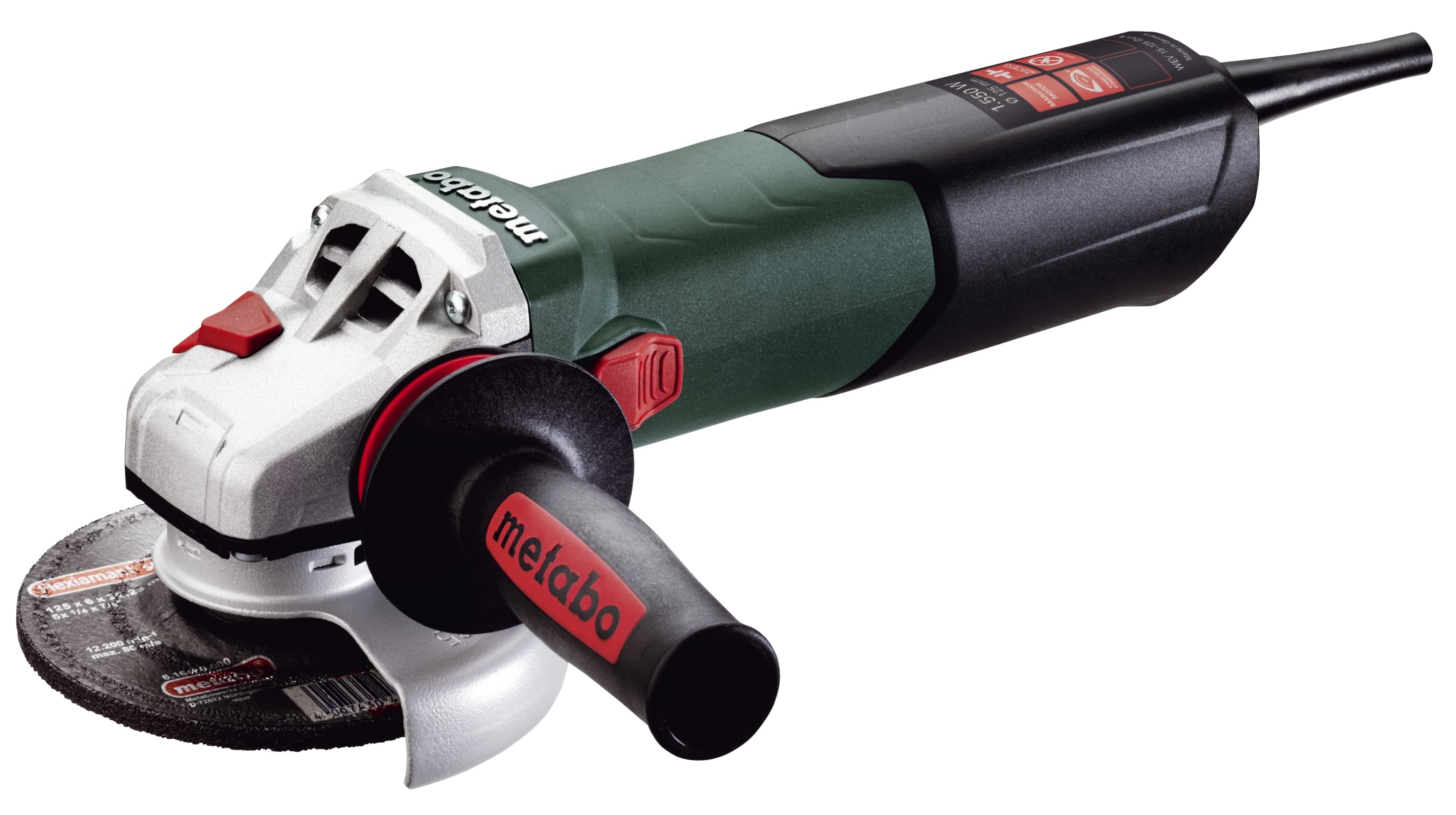 Ъглошлайф с регулируеми обороти Metabo WEV 15-125 Quick / 125 mm
