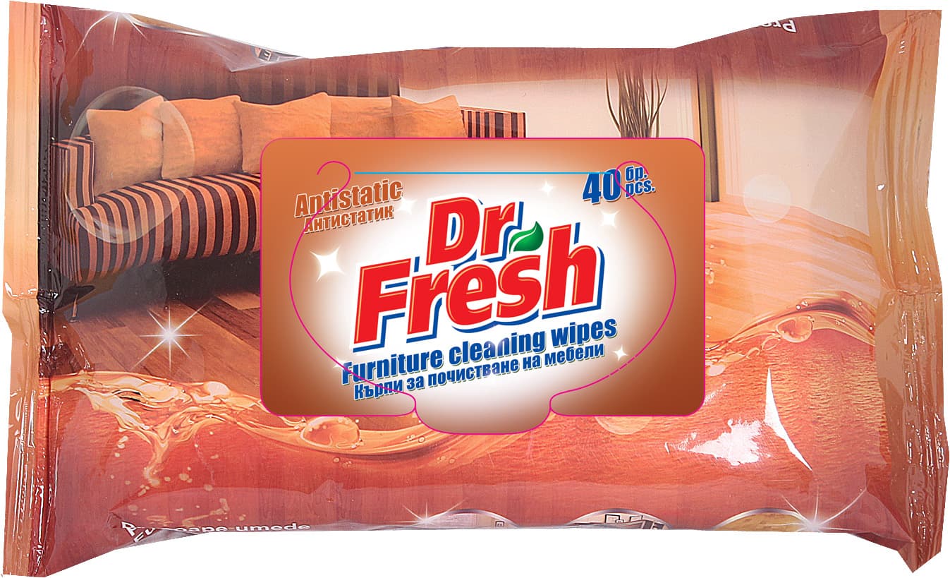 Мокри кърпи за мебели Dr. Fresh 