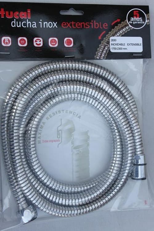 Шлаух за душ Тукай 175-225см разтегателен 1/2" 