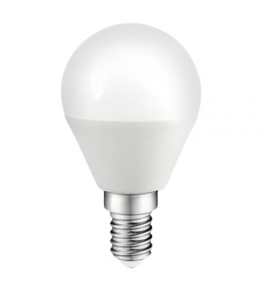 LED крушка Ligthex Plastic P45 E14 5W 4000K матирана 