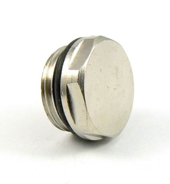 Тапа с уплътнение Ths Thermostyle 1/2" месинг / хром 