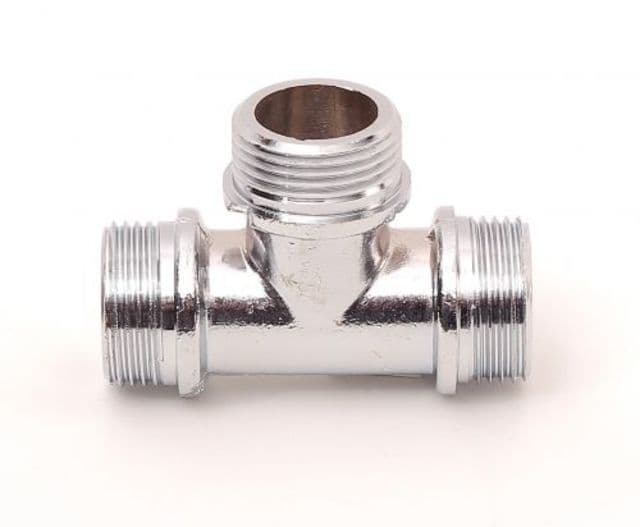 Тройник Ths Thermostyle 3/4" МММ месинг / хром / матиран 
