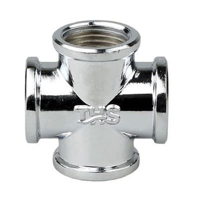 Кръстачка  1/2" месинг хром / матирана Ths Thermostyle