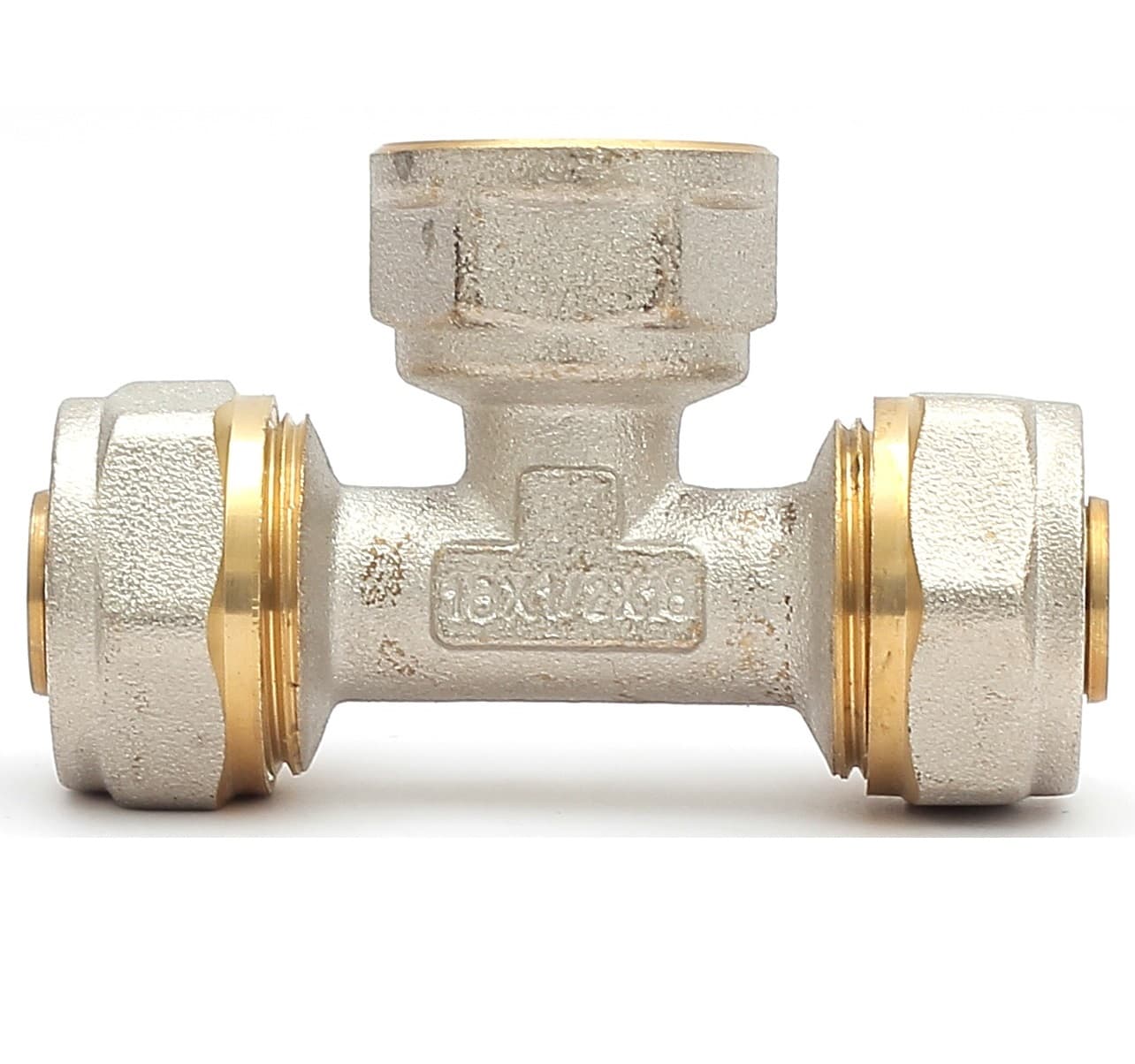 Адаптор троен ø18х1/2"хø18 Ж неразглобяем