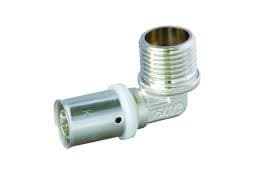 Прес адаптор THS Thermostyle ъгъл Ф20 х 3/4" М