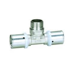 Прес адаптор тройник THS Thermostyle Ф20 х 1/2" М х Ф20 мм