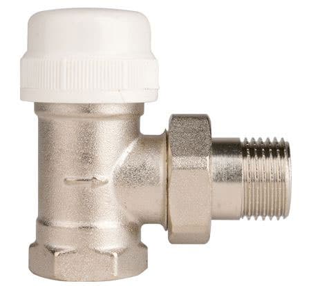 Ъглов кран за термоглава мат THS Thermostyle 1/2"
