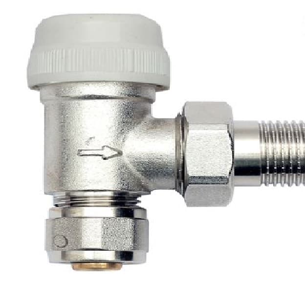 Ъглов кран за термоглава THS Thermostyle Ф16 * 1/2"