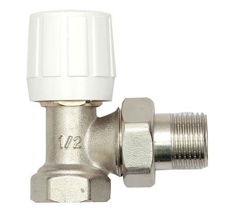 Ъглов радиаторен  кран THS Thermostyle 1/2"