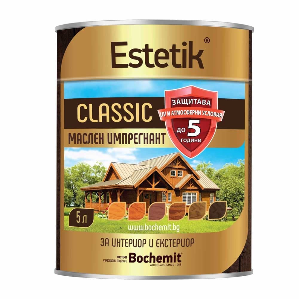 Импрегнатор на маслена основа Бохемит Estetik classic Дъб 5л