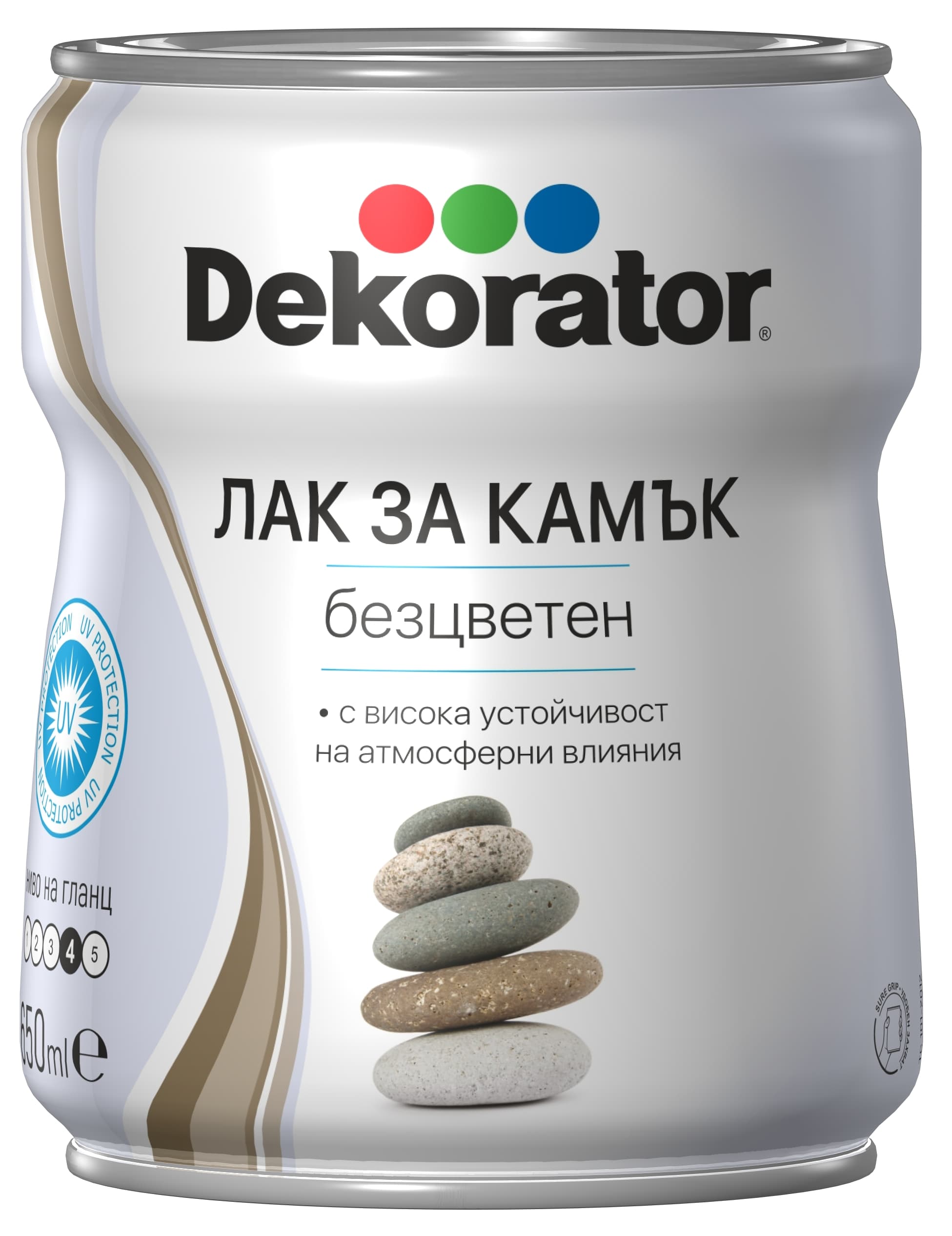 Лак за камък Декоратор безцветен 650ml