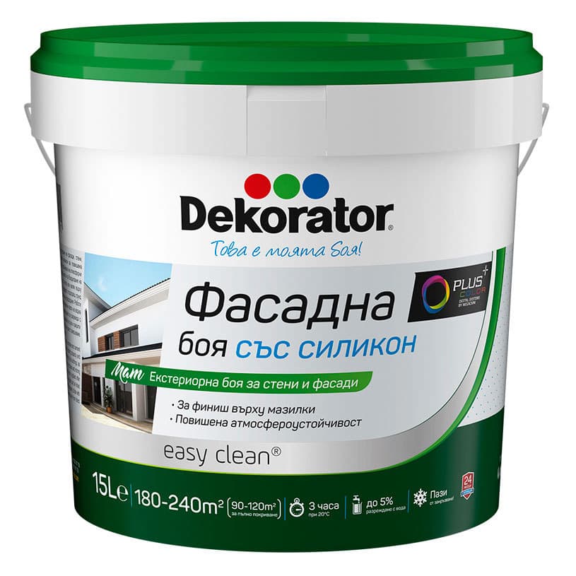 Фасадна боя със силикон P Dekorator бяла 15л