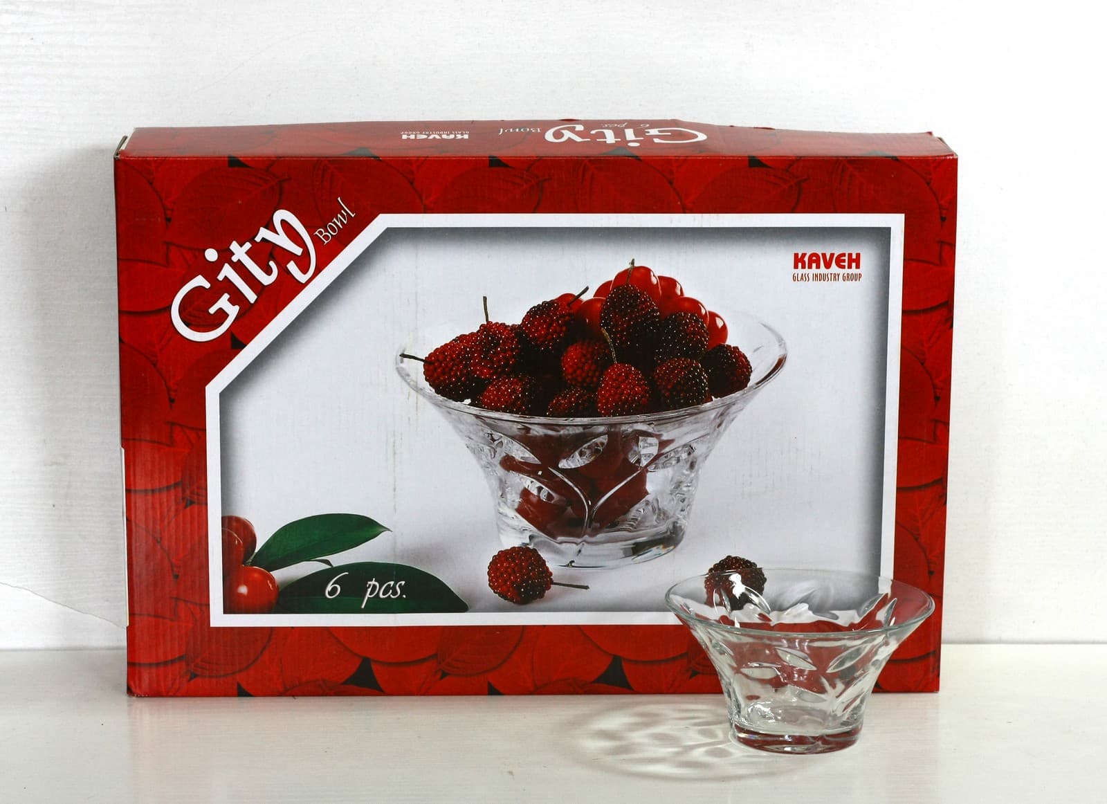 Стъклени купи 6 бр. 