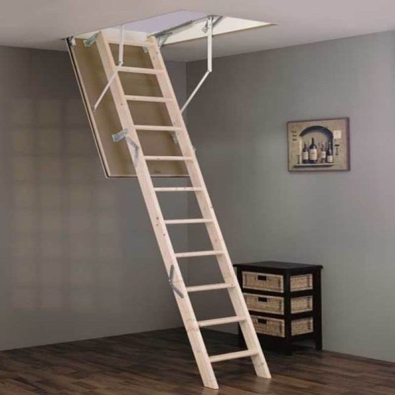 Сгъваема таванска стълба Minka Standard ISO Plus, светъл отвор 120х70см