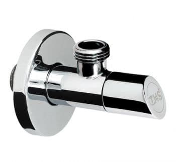 Спирателен кран 1/2''*1/2" Sharp Silver с розетка THS