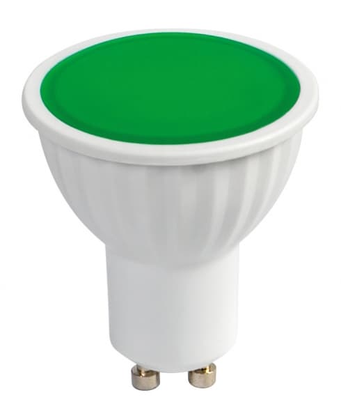 LED луничка UltraLux 5W GU10 зелена 
