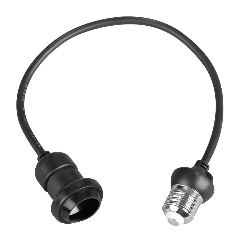 Удължение с фасунга за LED осветление Ultralux 50см 5 броя 