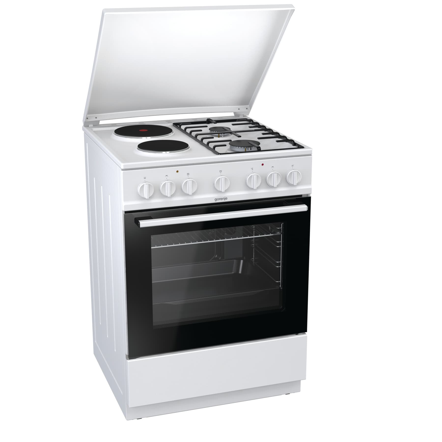 Комбинирана готварска печка Gorenje K6241WF 77л / А