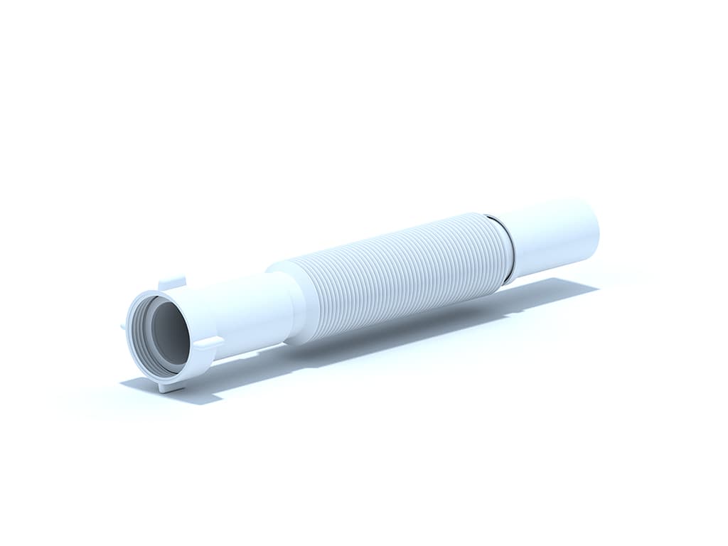 Гъвкава връзка за сифон с PVC гайка 1 1/4" X 32